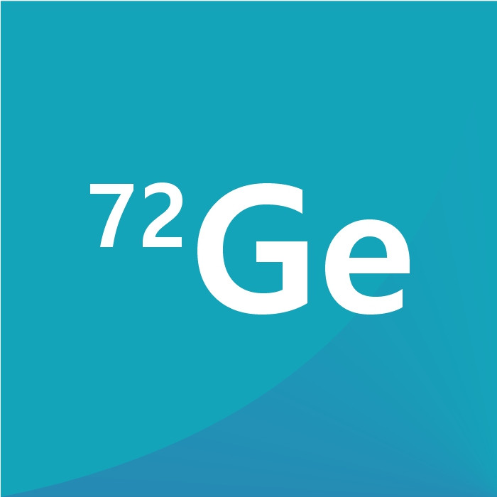 </sup>72</sup>Ge sous forme de tétrafluorure de germanium gazeux GeF4